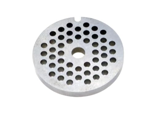 Fleischwolfscheiben Lochscheiben für Bosch, Zelmer, Größen Fleischwolf, Durchmesser des Siebs, Küchenmaschine | für Fleisch, Gemüse und Fisch | 4 mm Bohrungen – 53,5 mm