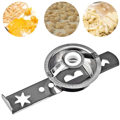 Spritzgebäckvorsatz für BOSCH Fleischwolf MUM4-MUM5, Edelstahl Spritzgebäckaufsatz Gebäckvorsatz für Fleischwolf Küchenmaschine, Spritzgebäckvorsatz Zubehör, Durchmesser circa 57,7 mm