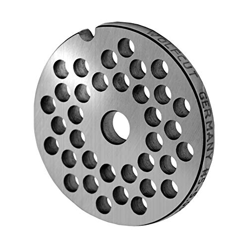 INOX Lochscheibe Gr.5-5,0 mm Bohrungen – passend für alle gängigen Fleischwölfe Größe 5 – z.B.: Bosch MUM4/MUM5 - Alexanderwerk Größe 5 – Jupiter Größe 5 und viele mehr.