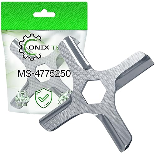 Fleischwolf Messer 46 mm mit Innendurchmesser 8 mm mit dem Originalcode MS 4775250 für Moulinex HV4 HV8 A15 - Garantie 5 Jahre - Onix TECH